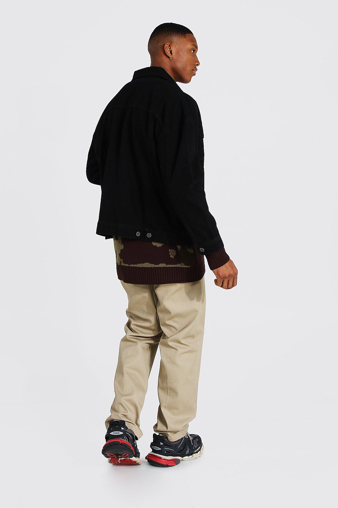 Boxy Fit Denim Jacket | boohoo CA